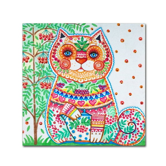 Trademark Fine Art 'Rowan Tea' Canvas Art by Oxana Ziaka