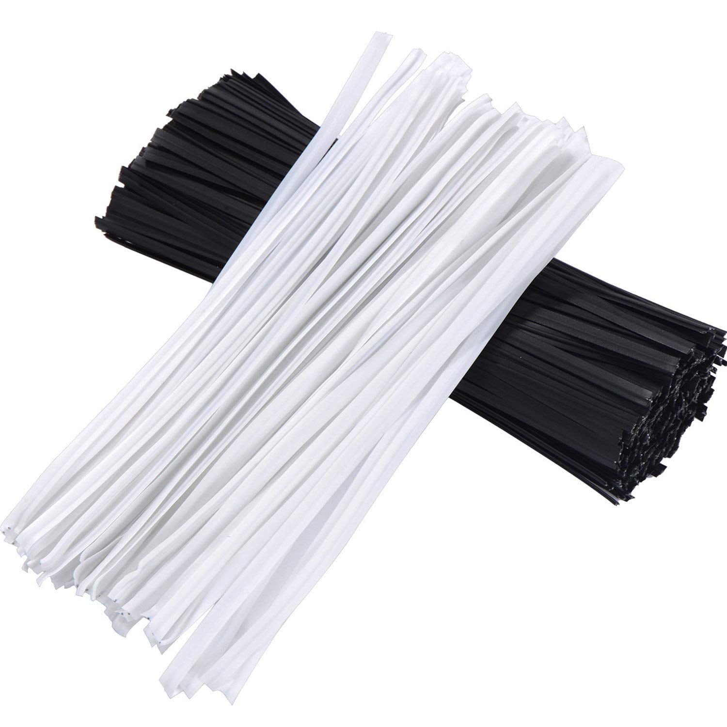 6 Inches Metallic Twist Ties Reusable Cable Cord Wire Ties White 500pcs 6 Inches Metallic Twist Ties Reusable Cable Cord Wire Ties White 500pcs
