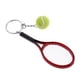 thumbnail image 2 of 2x1 Uds Mini Pelota De Raqueta De Llavero Llavero Decoración Cola Llavero de pelota de raqueta de tenis, 2 of 8