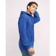 thumbnail image 2 of Hanes Ultimate Men's Full-Zip Heavyweight Fleece Hoodie Deep Royal M, 2 of 10