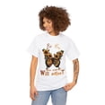 thumbnail image 3 of Be You The World Will Adjust Sunflower Butterfly Hippie Shirt ID-0221-MAKO, 3 of 10