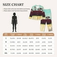 thumbnail image 4 of Vsdgher Elehpant And A Giraffe Looking At The Sea Pajamas Set Long Sleeve Sleepwear Womens Button Down Nightwear Pj Sets-Large, 4 of 7