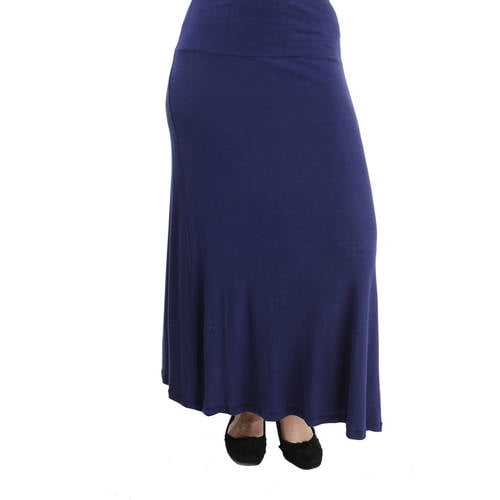 black maxi skirt walmart