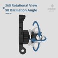 thumbnail image 2 of Soporte con clip para correa de hombro con soporte para GoPro y DJI, 2 of 6