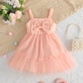 thumbnail image 2 of Vedolay Girl Dresses Flower Girl Dress Kids Ruffles Lace Party Wedding Dresses,Pink 12-18 Months, 2 of 5
