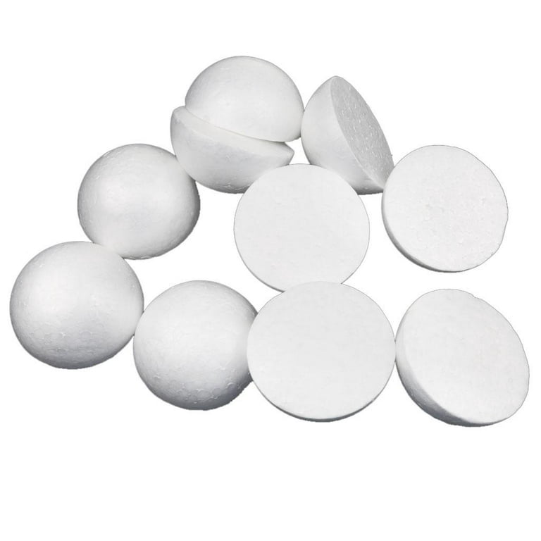 4x1 Soft Smooth Round Foam Circles W/flat Sides, for Ornaments, 4/pk, Soft  Smooth Eps Polystyrene 
