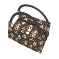 thumbnail image 5 of Vsdgher Cute Puppy Print Insulated Reusable Bags with Sturdy Zipper and Handles, Foldable Totes for Hot or Cold Food Bring or Delivery, 5 of 8