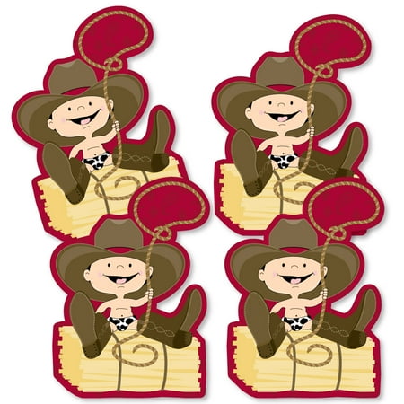Little Cowboy Decorations Diy Western Baby Shower Or Birthday