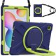 thumbnail image 1 of Funda colorida para Samsung Tab S6 Lite de 10,4 pulgadas con correa para el hombro, soporte de anillo ajustable grande y protección contra golpes., 1 of 5