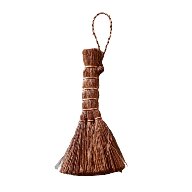 Bearachild Cepillo de escoba para de té, barredora Manual para taza de té para el hogar, plumero de oficina, depurador de fibra de palma, Suministros de limpieza para el hogar