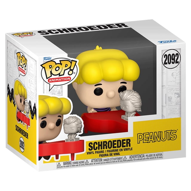 Figura Coleccionable Funko Pop Premium Peanuts Schroeder con piano 1 Pieza