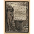 thumbnail image 2 of Elihu Vedder 12x14 Gold Ornate Wood Frame and Double Matted Museum Art Print Titled - The Long&nbsp;Rest (1883-1884), 2 of 4