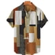 thumbnail image 2 of Camisas Para Hombre Manga Corta Casual Hombres Solapa Estampado Manga Corta Puños Botón Puerto Estilo Floral Camisa Sand Beach Hawaiianss Summer Top (Coffee, XL), 2 of 3