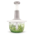 thumbnail image 1 of procesador manual de alimentos blanco y transparente, 1 of 8