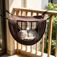 thumbnail image 5 of Summer Breathable Mesh Cat Crate Hammock Bed Hanging Cooling Lounger for Cage Portable Pet Bed Indoor Outdoor, 5 of 6
