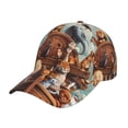 thumbnail image 1 of Fotbe Animal Filled Noahs Ark Gorro Clásico de Béisbol, Gorra Ajustable con Broche Snapback, Gorro de Exterior de Algodón Suave, 1 of 6