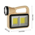 thumbnail image 3 of Qocolhg Rechargeable LED Lantern, Camping Essentials, Solar Powered, IPX4 Waterproof, Lantern Flashlight for Hurricane Emergency, Hiking, Home and More, 3 of 9