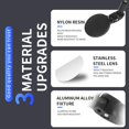 thumbnail image 4 of Aluminum Alloy Mountain Bike Rearview Mirror, Steel Clamps, High-Definition Vision, 4 of 8