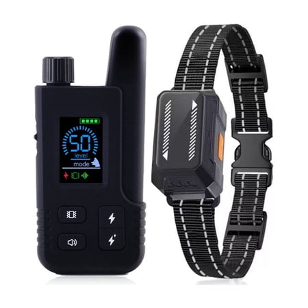 Smart Color Screen Dog Training Collar with Remote IPX7 Waterproof Portable Device for All Breeds