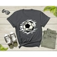thumbnail image 4 of Cool Soccer Ball Silhouette Soccer Sports Team Games T-Shirt Soccer Player Gift T Shirt for Men Women Kids Boys Girls Soccer Graphic Tshirt, 4 of 8