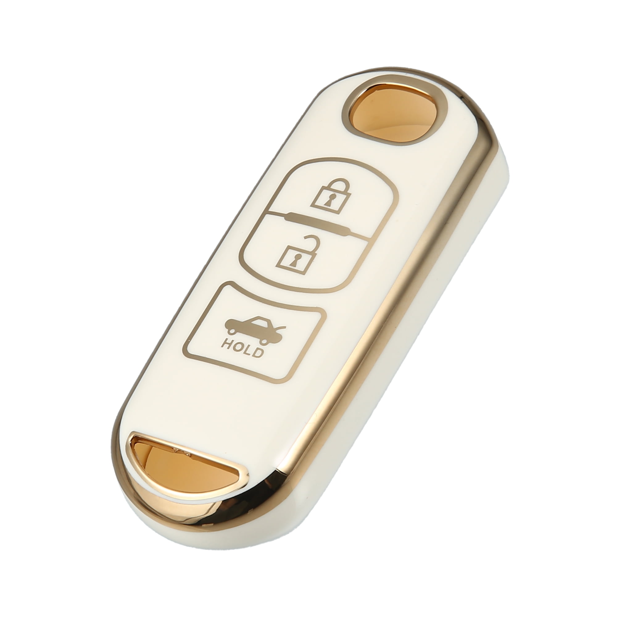 TPU 3 Button Keyless Entry Remote Cover Key Fob Cover Fit for Mazda 2 3