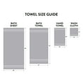 thumbnail image 7 of Mainstays Basic Bath Sheet,Soft 100% Cotton and Highly Absorbent Bath Sheet, Grey, 7 of 7