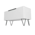 thumbnail image 5 of Manhattan Comfort Beekman 2 Shelves Engineered Wood Accent Cabinet in White, 5 of 5