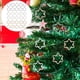 thumbnail image 3 of 30pcs Navidad Bisel Colgantes Hueco Copo de nieve Colgante Marco de resina Colgante, 3 of 5
