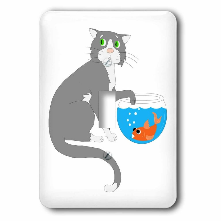 Cat proof fish shop bowl lid