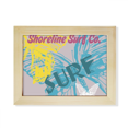 thumbnail image 1 of Verano Costa surf mariposa Escritorio de madera Arte Pintura 6x8 pulgadas marco de foto foto, 1 of 4