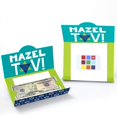 thumbnail image 2 of Big Dot of Happiness Blue Bar Mitzvah - Soportes para tarjetas de regalo y dinero para fiestas de niños - Juego de 8, 2 of 4