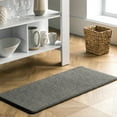 thumbnail image 2 of Brooklyn Rug Co  Casual Crosshatched Anti Fatigue Kitchen or Laundry Room Comfort Mat Black 18" x 30" Tan, 2 of 5