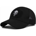 thumbnail image 4 of Gorra de béisbol de camuflaje para exteriores para hombre, gorra táctica de camuflaje con visera de Calavera, gorra de Velcro adecuada para caza, Camping, senderismo, sombreros, 4 of 4