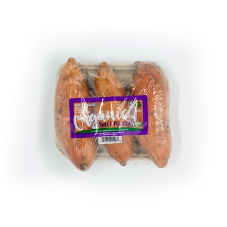 Organic Sweet Potatoes, 3 Count Tray