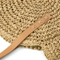 thumbnail image 4 of Bolso de paja para mujer, bandolera, bolso de playa redondo Retro, cesta de la compra, bolso de hombro grande, bolso de compras, 4 of 6