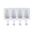 thumbnail image 4 of Ice Cream Molds Popsicle Silicone Diy 4 Homemade Ice Cream Chocolate Candy Silicone with 20 Wooden Sticks So Delicious Ice Cream Bars Ice Cream Popsicle Molds Wooden Ice Cream Set, 4 of 8