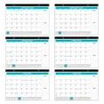 Sturdy Double Wire Binding, Large Daily Blocks, 18 Month Wall Calendar
