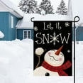 thumbnail image 5 of Winter Christmas Garden Flag 12x18 Inches Double Sided Winter Yard Flag Holiday Outdoor Decoration (C), 5 of 6