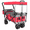 Red, variant on Tcbosik Collapsible Canopy Wagon with Canopy and Cooler Bag, Heavy Duty Outdoor Utility Garden Cart with Adjustable Handles and All Terrain Wheels for Sand Shopping, Picnic, Camping, Sports, Red