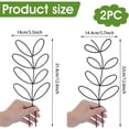 thumbnail image 4 of 2Pcs Plant Trellis For Climbing Plants Stake Climbing Trellis Flower Pot Support Black, 4 of 10