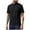 Black, variant on Mens Sun Protection Shirt Short Sleeve Summer Breathable Tshirts Loose Solid Color Tee Workout Tops