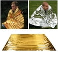 thumbnail image 4 of Emergency Thermal Blanket, Reflective  Outdoor Emergency Blanket Portable Survival Equipment  For Automobile, 4 of 8