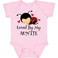 thumbnail image 3 of Inktastic Loved by My Auntie Ladybug Boys or Girls Baby Bodysuit, 3 of 5