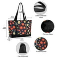 thumbnail image 2 of FORMRS Canvas Laptop Tote Bag for Women with 15.6" Computer Compartments Shoulder Handbag, Red Floral, 2 of 7