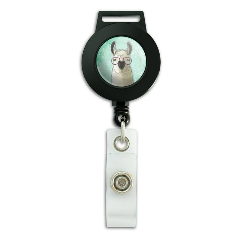 Id Badge Holder with Lanyard Retractable Badge Reel Music Lover