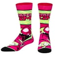 thumbnail image 2 of ODD SOX, Men's Funny Novelty Brand Socks, Invader Zim Big Head Crew, Large Adult, 2 of 6