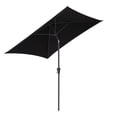 thumbnail image 4 of Parasol de marché carré inclinable CorLiving 1,98 m x 1,98 m avec structure en acier et toile résistante, noir, 4 of 8