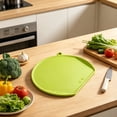 thumbnail image 6 of TPU Cutting Board - Semi-Circular Flexible Chopping Mat - Non-Slip Kitchen Prep Board - Roll Up Design, 6 of 6
