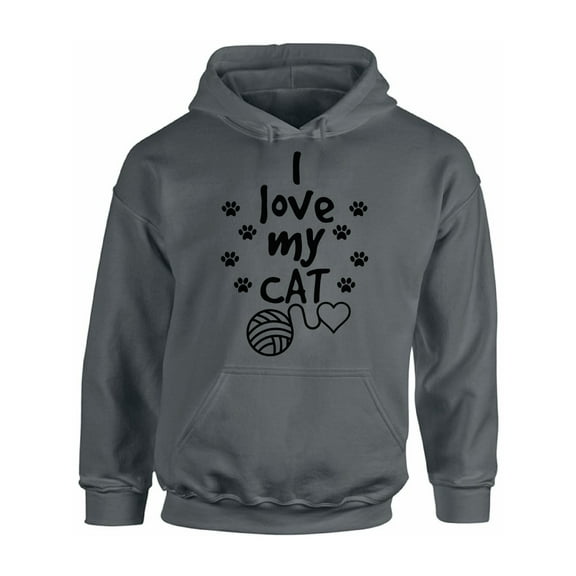 Awkward Styles Cat Sweater I Love My Cat Quote Unisex Hoodies