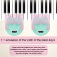 thumbnail image 3 of Naiovety 2 piezas Piano Fingers Trainer práctica Corrector de manos sensibilidad almohadillas de silicona antideslizantes herramientas para Accesorios para instrumentos musicales Rosa, 3 of 6